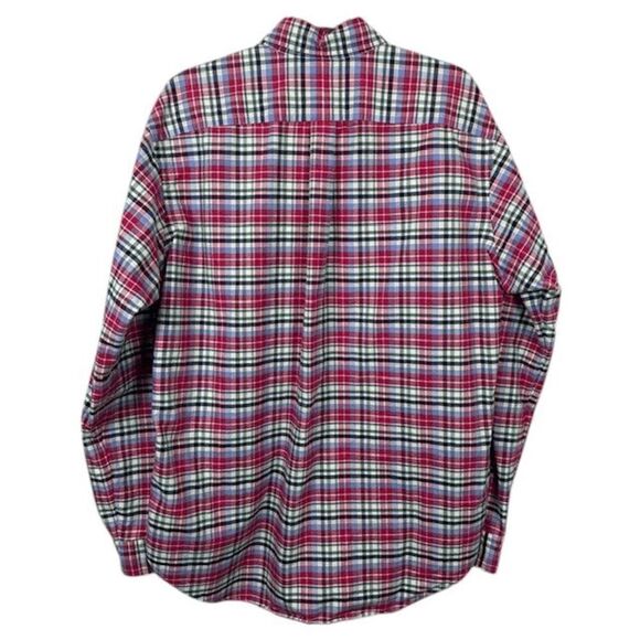 Vintage RALPH LAUREN Multicolor Madras Plaid Classic Button Down Men's Size XL - Picture 4 of 12